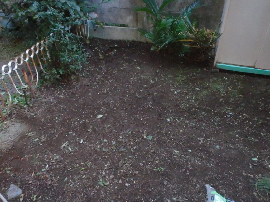 台風で倒れた樹木の撤去作業【渋谷区Ｕ邸様】